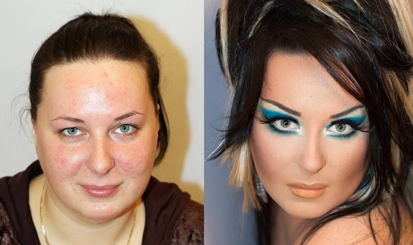 Image result for el poder del maquillaje antes y despues