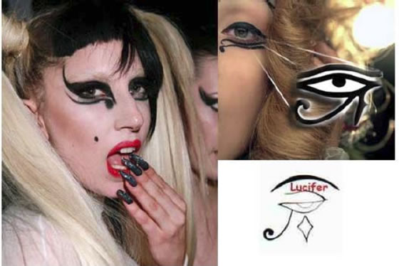 Udjat Lady Gaga Satanas