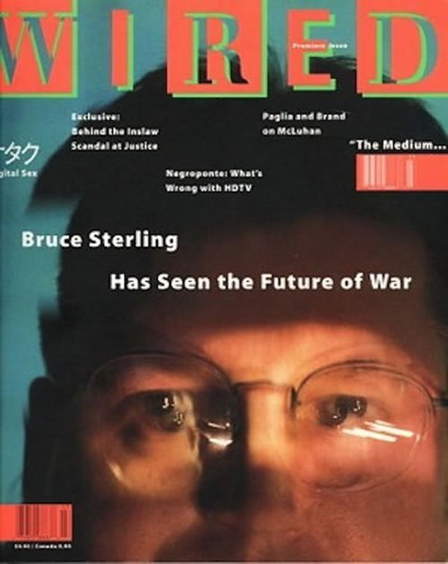 La primera portada de las revistas Wired 