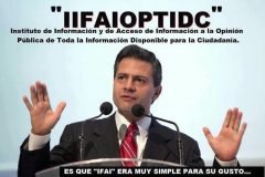 Peña Nieto no sabe que es el IFAI