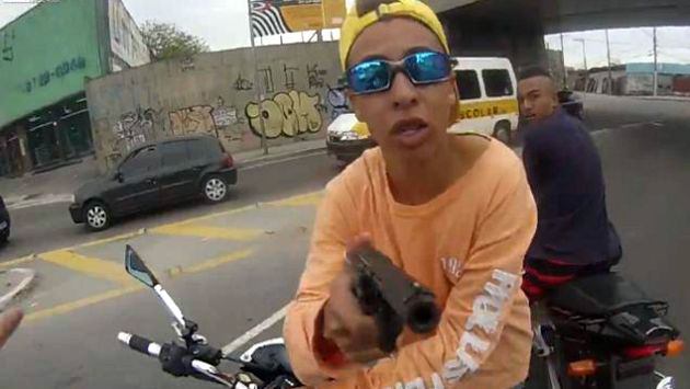 Disparan a ladrón en Brasil mientras robaba motocicleta