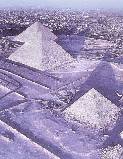 nieve egipto