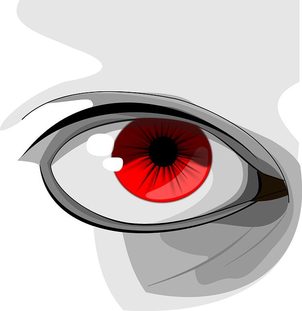 ojo rojo