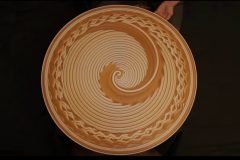 mosaicos creados en una rueda de alfarero