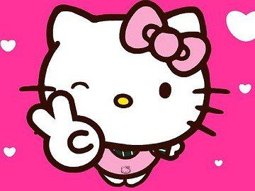 Hello Kitty saludo