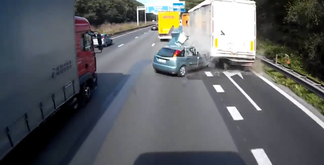 accidente automovilístico en Bélgica