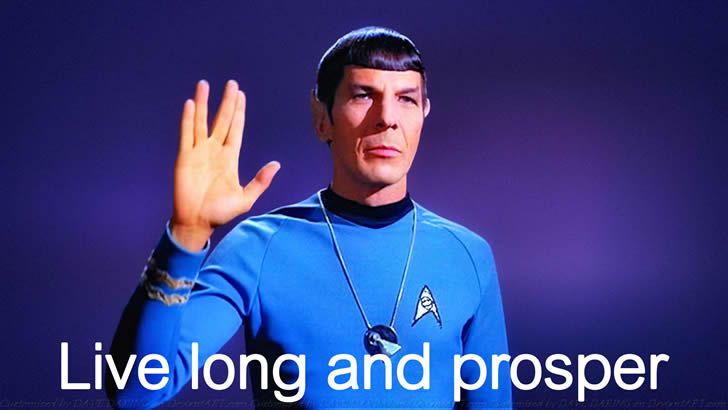 live long and prosper star trek