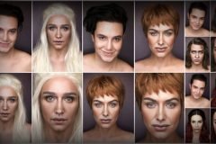 Artista usa maquillaje para transformarse en personajes de Game Of Thrones