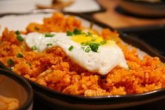 Kimchi arroz rojo