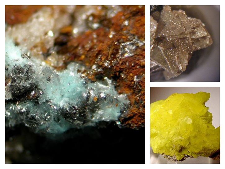 minerales nueva era geologica collage