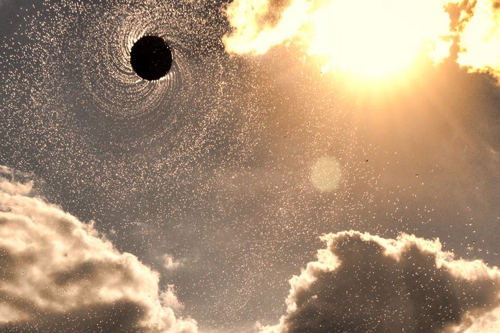 agujero negro en el cielo