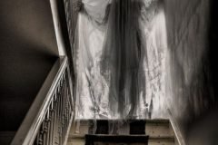 fantasma bajando las escaleras