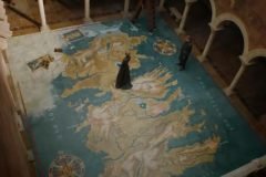 Cersei y Jaime Lannister sobre el mapa vista superior