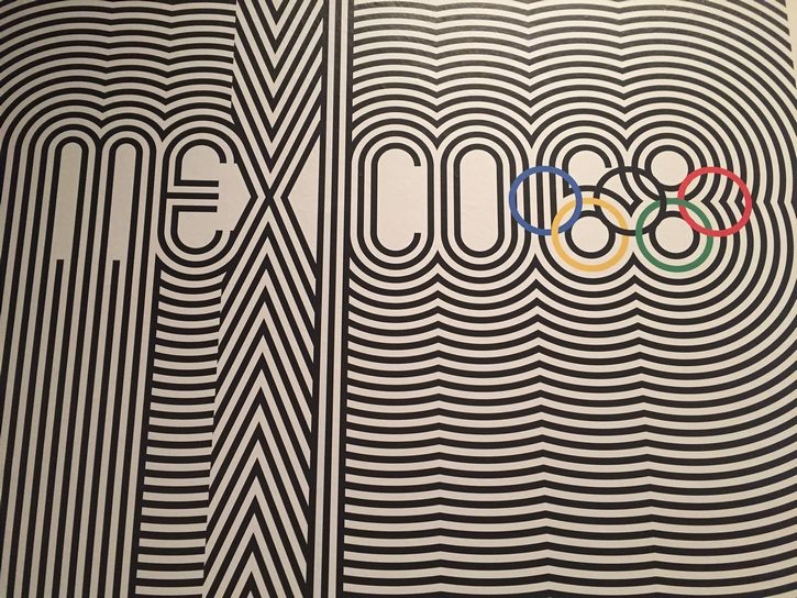 Logotipo Olimpiadas México 68 Lance Wyman