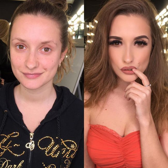 Maquillaje antes después resultados (4)