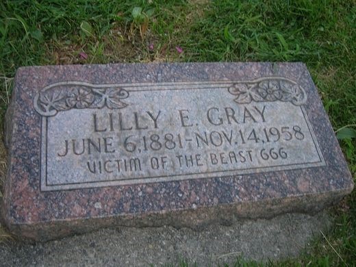 Lilly E. Gray 666 tumba