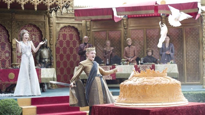 Pastel de palomas GoT boda Joffrey Baratheon