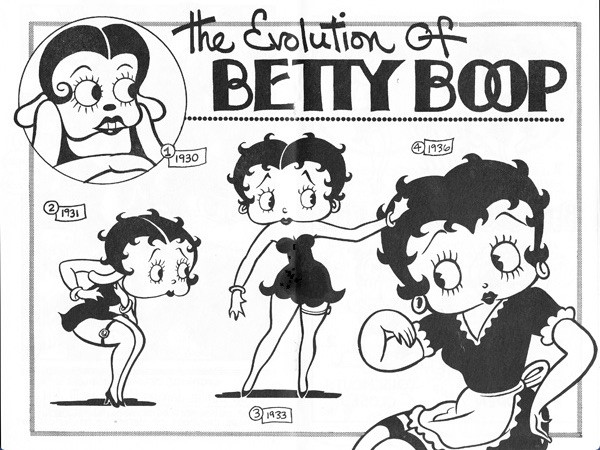 la evolucion de betty boop