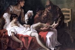 Antonio de Padua sanando joven amputado
