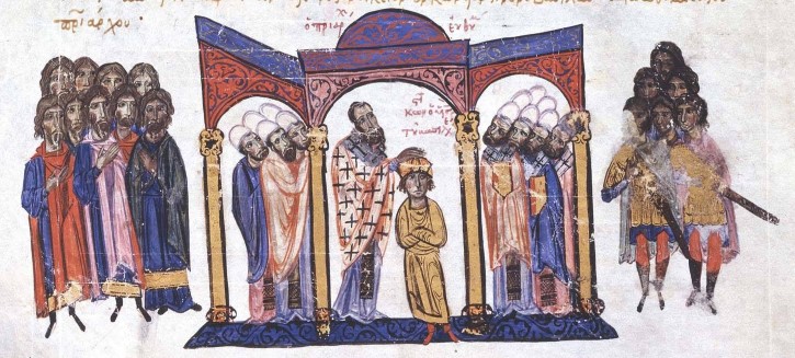 Coronación de Constantino VII