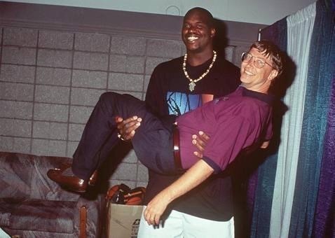 Shaquille O’Neal Bill Gates