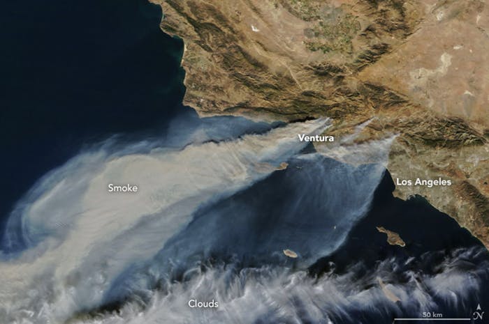 imagenes satelitales incendios california 2017 (3)