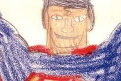 Alex ross dibujo superman a los 8 años