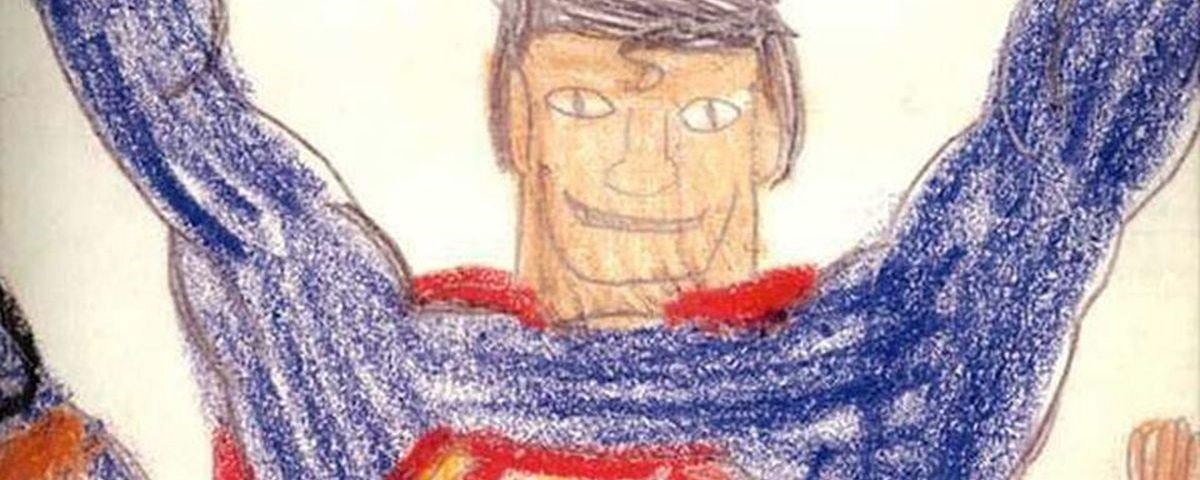 Alex ross dibujo superman a los 8 años