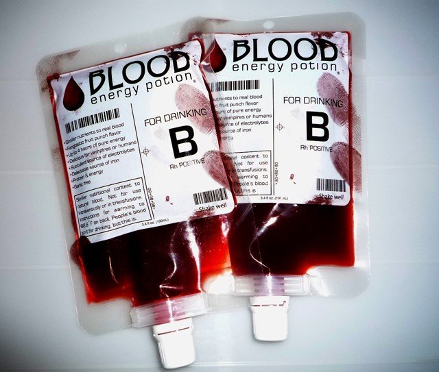 Paquetes bolsas de sangre