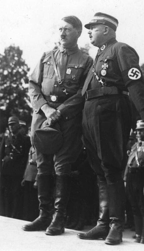 Ernst Röhm y Hitler