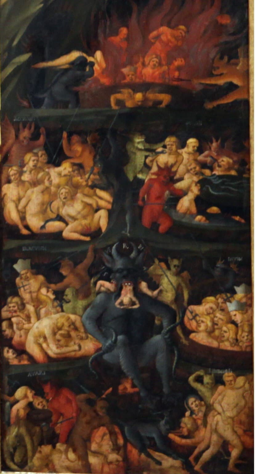 Juicio Final (Das Jüngste Gericht), Fra Angelico infierno