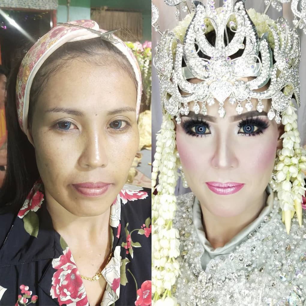 novias indonesia antes despues maquillaje (21)