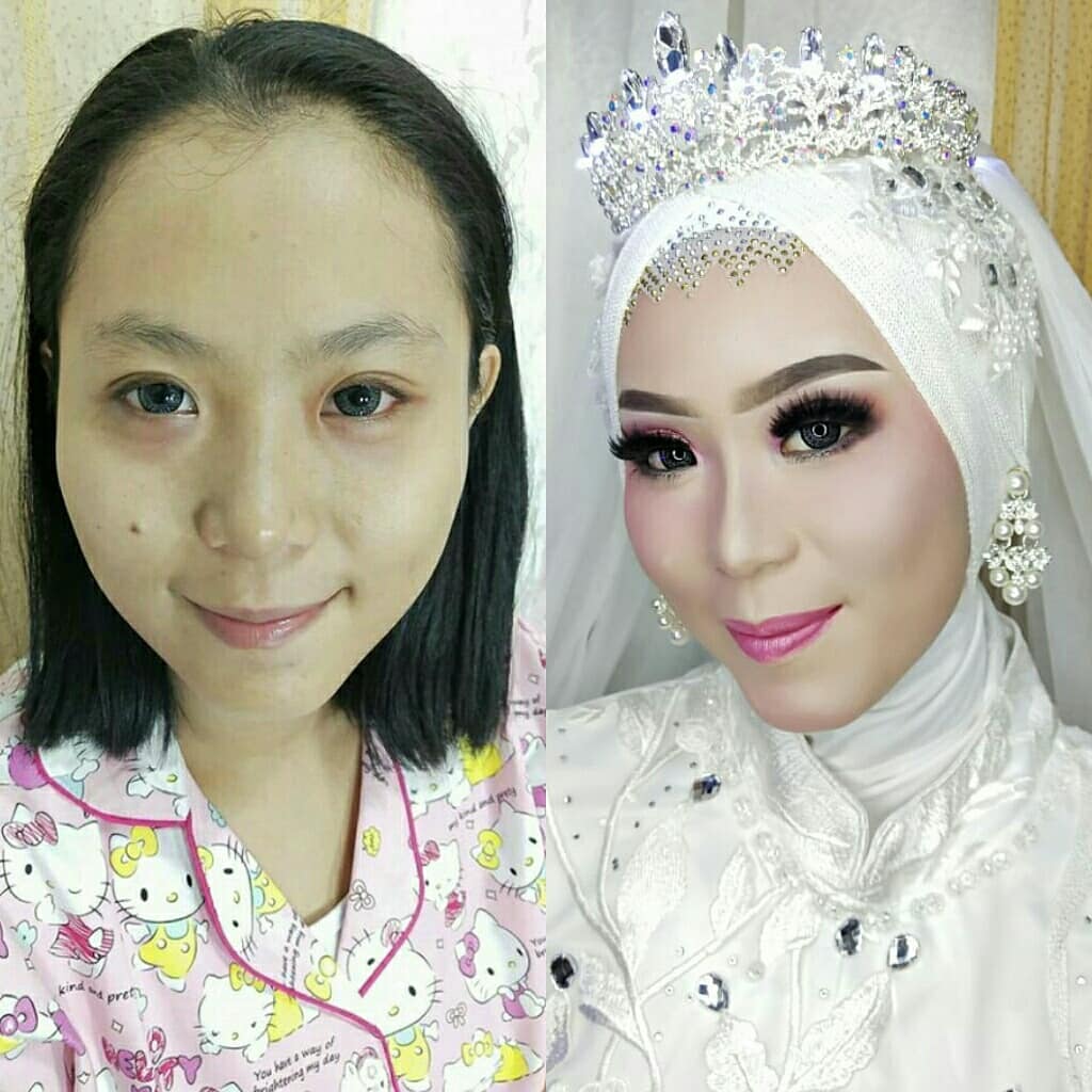 novias indonesia antes despues maquillaje (24)
