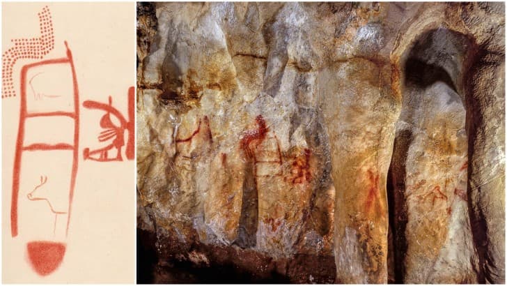 pintura rupestre la psiega españa hecha por neandertales