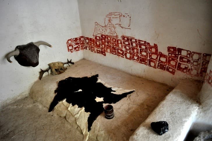 Çatalhöyük recreacion de una vivienda