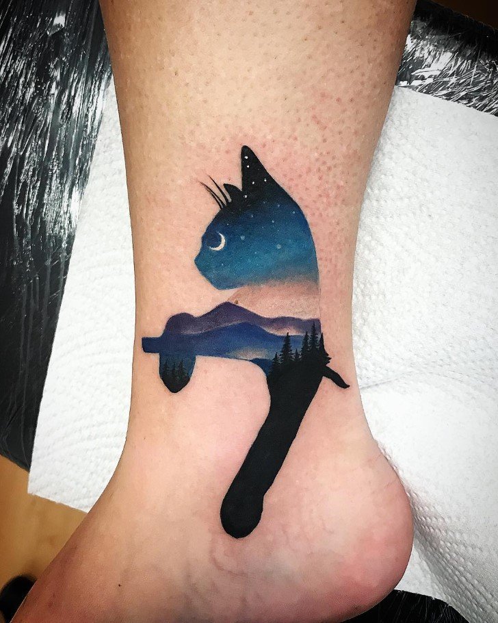 diseños tatuajes de gatos (27)