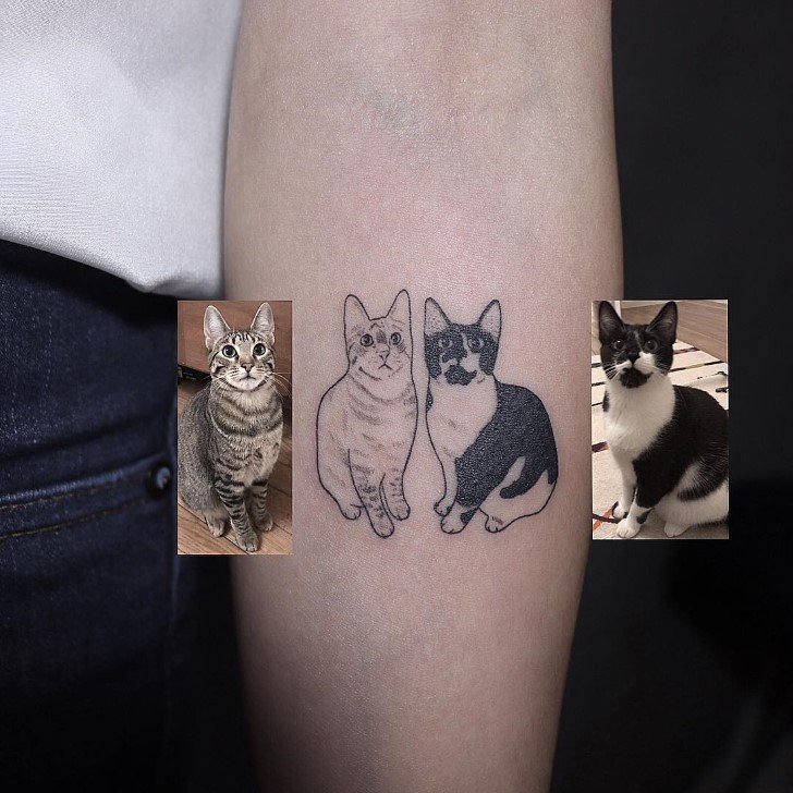 diseños tatuajes de gatos (31)