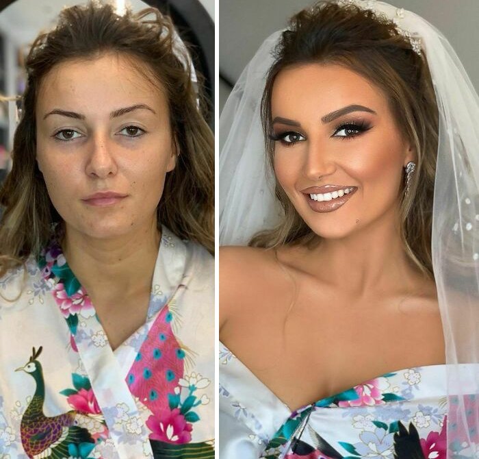 novias antes y despues del maquillaje bodas (14)