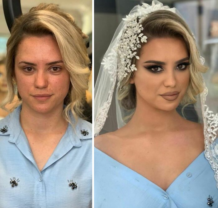novias antes y despues del maquillaje bodas (15)