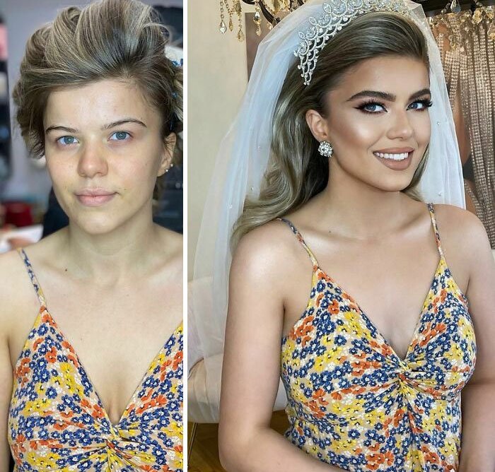 novias antes y despues del maquillaje bodas (16)