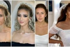 novias transformadas por el maquillaje