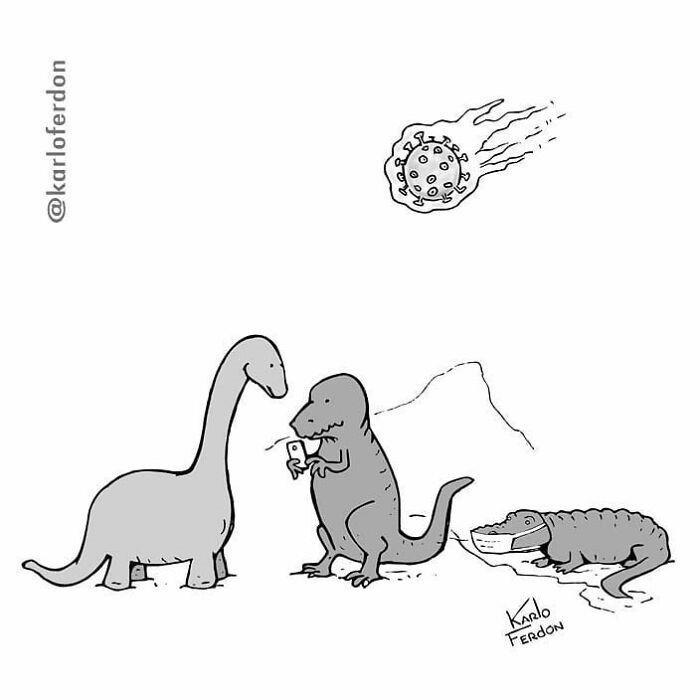 tira comica dinosaurios