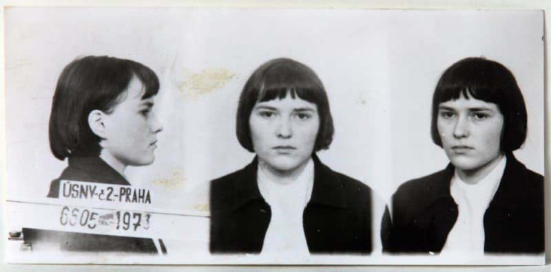 Olga Hepnarová va a la prision