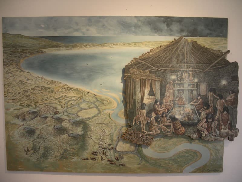 pobladores del neolitico en Skara Brae