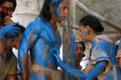 mayas pintaban sacrificios humanos de azul