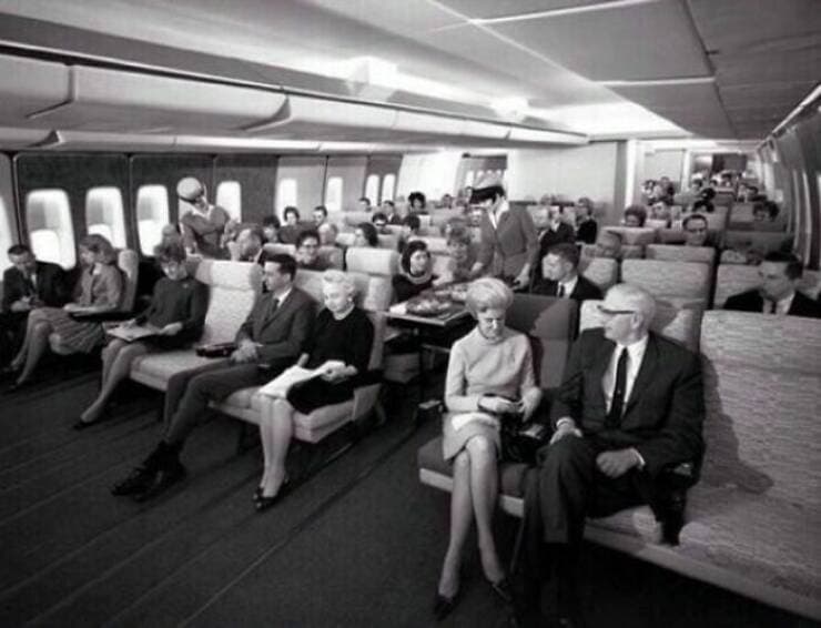Pan Am 747 clase economica