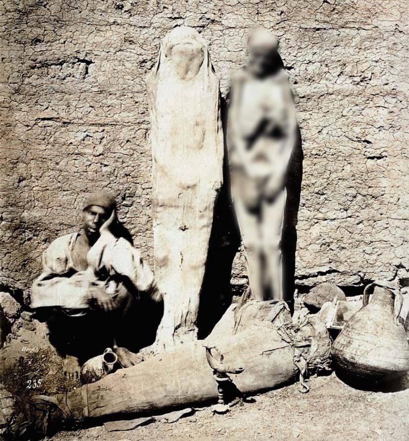 venta de momias en Egipto