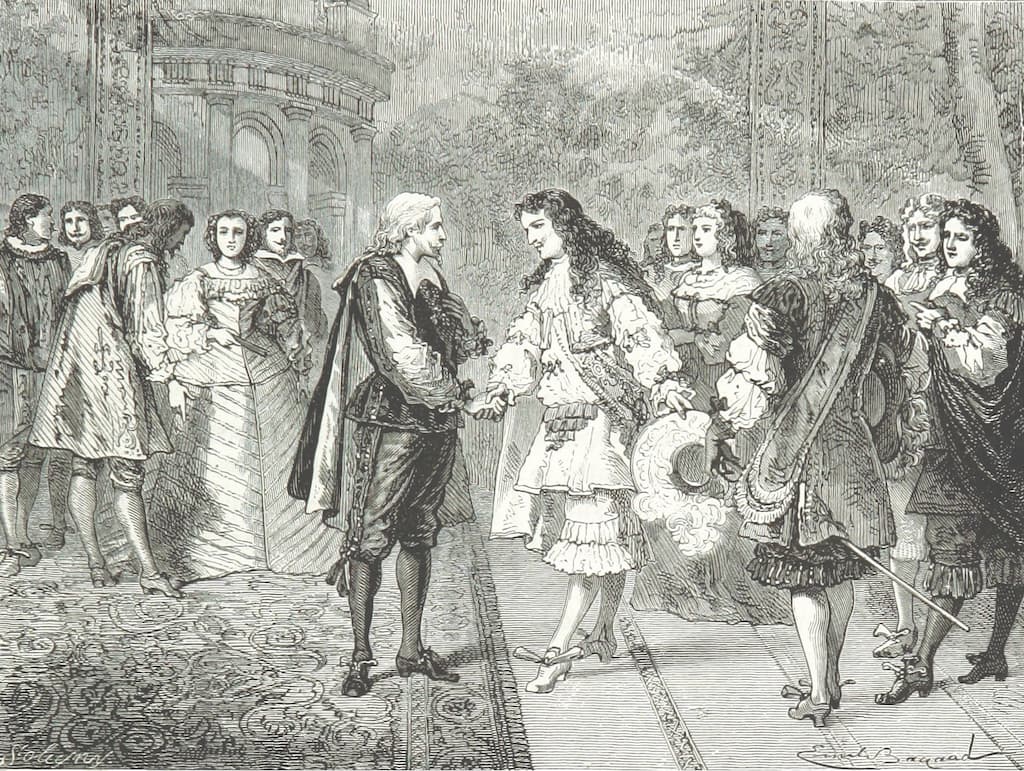 encuentro entre el rey Luis XIV de Francia y el rey Felipe IV de España(1)