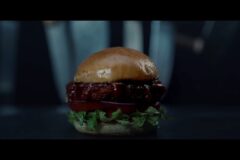 hamburguesa con sabor a carne humana