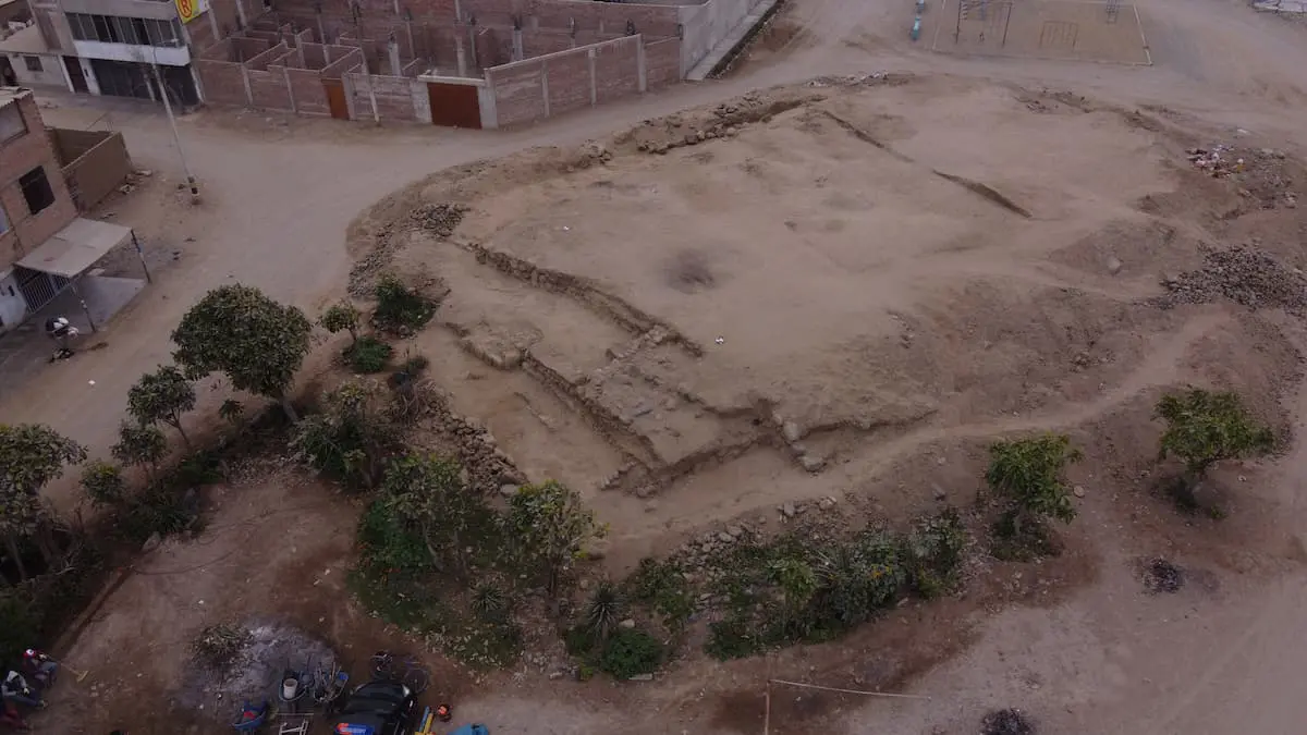 Pampa La Cruz sitio arqueologico